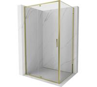 Mexen Exo-R cabine de douche pivotante 115 x 70 cm, transparent, or - 819-115-070-50-00 58774 5905315573322