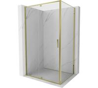 Mexen Exo cabine de douche pivotante 155 x 100 cm, transparent, or - 819-155-100-50-00 58873 5905315574305