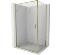 Mexen Exo cabine de douche pivotante 90 x 95 cm, transparent, or - 8181-090-095-50-00 58942 5905315572899