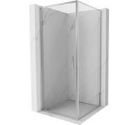 Mexen Exo Duschkabine schwenkbar 80 x 80 cm, transparent, Chrom - 817-080-080-01-00