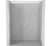Mexen Exo porte de douche coulissante double 150 cm, transparent, chrome - 8152-150-000-01-00 53614 5905315938855