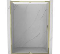 Mexen Exo porte de douche pivotante 145 cm, transparent, doré - 819-145-000-50-00 59120 5905315970985