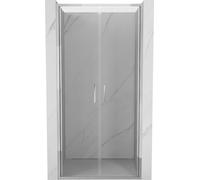Mexen Exo portes de douche doubles pivotantes 100 cm, transparent, chromé - 814-100-000-01-00