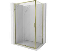Mexen Exo-S cabine de douche coulissante 95 x 75 cm, transparent, or - 8151-095-075-50-00 58768 5905315570635