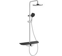 Mexen Exxo ensemble de douche externe avec pommeau de douche et mitigeur, chrome/noir - 78113-71 52870 5905315928047