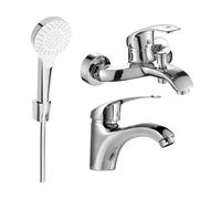 Mexen Fabia R05 ensemble de bain, chromé - 746503R05-00 5497 5907709187832