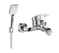 Mexen Fabia R62 robinet de baignoire avec ensemble de douche, chrome - 74653R62-00 5507 5907709187993
