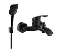 Mexen Fabia R62 robinet de baignoire avec ensemble de douche, noir - 74653R62-70 5508 5907709188006