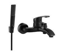 Mexen Fabia R72 robinet de baignoire avec ensemble de douche, noir - 74653R72-70 5506 5907709187986