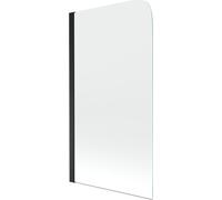 Mexen Felix Pare-baignoire 1 vantail 70 x 140 cm, transparent, noir - 890-070-001-70-00