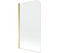 Mexen Felix paroi de baignoire 1-volet 70 x 140 cm, transparent, doré - 890-070-001-50-00 2355 5907709126107