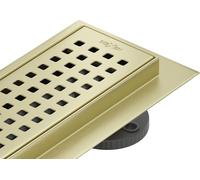 Mexen Flat 360° M08 caniveau linéaire rotatif 70 cm, doré brossé - 1A25070-40