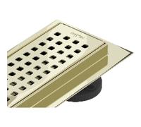 Mexen Flat 360° M08 drain linéaire rotatif 100 cm, doré - 1525100-40 15711 5905315010353