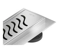 Mexen Flat 360° M09 caniveau linéaire rotatif 80 cm, inox - 1028080-40 916 5907709100701