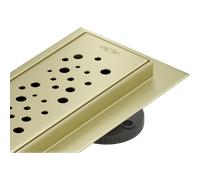 Mexen Flat 360° M12 caniveau de douche linéaire rotatif 60 cm, or brossé - 1A21060-40 84016 5905315729088