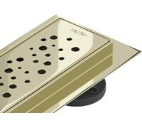Mexen Flat 360° M12 caniveau linéaire pivotant 100 cm, doré - 1521100-40