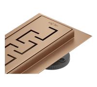 Mexen Flat 360° M15 canalisation linéaire rotative 80 cm, cuivre brossé - 1C24080-40 84184 5905315730008