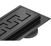 Mexen Flat 360° M15 drain linéaire pivotant 100 cm, noir - 1724100-40