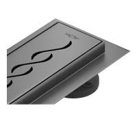 Mexen Flat 360° M18 caniveau linéaire pivotant 60 cm, gris fusil brossé - 1E23060-40 84332 5905315730763