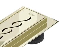 Mexen Flat 360° M18 caniveau rotatif 90 cm, doré - 1523090-40