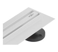 Mexen Flat 360° Slim caniveau linéaire pivotant 160 cm, blanc - 1241160 82944 5905315986344