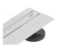 Mexen Flat 360° Slim caniveau linéaire pivotant 90 cm, blanc - 1241090 1033 5907709115842