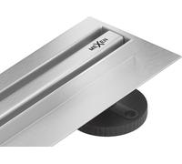 Mexen Flat 360° Slim écoulement linéaire rotatif 140 cm, inox - 1041140