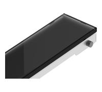 Mexen Flat MGB cache pour écoulement linéaire 50 cm verre noir - 1026050 724 5903163380826