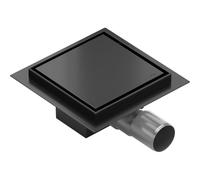 Mexen Flat-Q M13 siphon de sol carré 15 x 15 cm, noir - 1710015 960 5907709190030