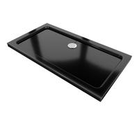 Mexen Flat receveur de douche rectangulaire slim 140 x 70 cm, noir, siphon chrome - 40707014 14474 5907709150027