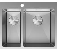Mexen Flexo évier en acier inoxydable 1,5-bac 610 x 510 mm, inox - 6446611500-01