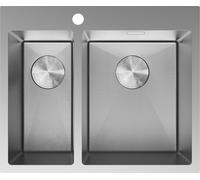 Mexen Flexo évier en acier inoxydable 1,5 bac 610 x 510 mm, inox HC - 6446611500-01HC
