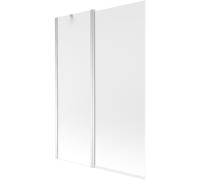 Mexen Flip pare-douche à deux panneaux 120 x 150 cm, givre, chrome - 894-120-101-01-30 20406 5907709149014