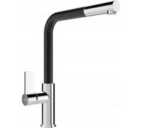 Mexen Flora robinet de cuisine, chrom/noir moucheté - 670401-08 2469 5907709192836