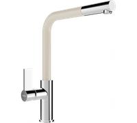Mexen Flora robinet de cuisine, chromé/beige - 670401-09 2377 5907709192843