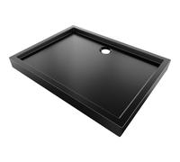 Mexen Flow+ receveur de douche rectangulaire 120 x 80 cm, noir mat - 46R708012H 61408 5905315953155