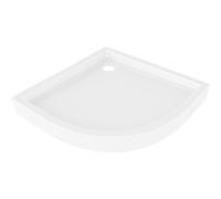Mexen Flow+ receveur de douche semi-circulaire 80 x 80 cm, blanc brillant - 46Q108080H 61332 5905315952899