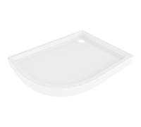Mexen Flow+ receveur de douche semi-circulaire asymétrique droit 100 x 90 cm, blanc brillant - 46Q109010RH 61340 5905315952967