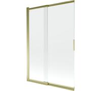 Mexen Fox paroi de baignoire à 2 panneaux coulissants 120 x 150 cm, transparent, doré - 891-120-002-50-00 24817 5907709148567