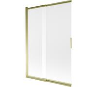 Mexen Fox paroi de baignoire coulissante à 2 volets 120 x 150 cm, givré, doré - 891-120-002-50-30 24820 5907709148574