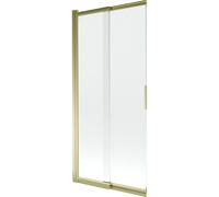 Mexen Fox paroi de douche 2 volets coulissante 85 x 150 cm, transparent, doré - 891-085-002-50-00 24805 5907709148444