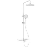 Mexen Frost ensemble de douche extérieur avec pommeau de douche et mitigeur, blanc - 78111-20
