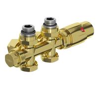 Mexen G00 ensemble thermostatique coudé/droit, Duplex, DN50, doré - W908-900-50 32448 5905315236845