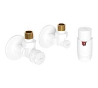 Mexen G00 ensemble thermostatique d'angle avec cache R, blanc - W901-900-904-20 32474 5905315236883