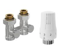 Mexen G01 ensemble thermostatique bicylindre DN50, droit 1/2"x3/4", nickel - W912-012-918-01 33137 5905315237880