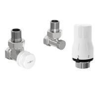 Mexen G02 ensemble thermostatique angulaire, nickel - W913-012-928-01 33108 5905315236937