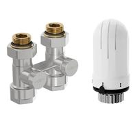 Mexen G03 ensemble thermostatique à deux tuyaux DN50, droit 1/2"x16 mm, nickel - W912-016-938-01 33147 5905315238092