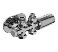 Mexen G05 kit thermostatique coudé/droit avec cache S, Duplex, DN50, chrome - W908-958-910-01 33004 5905315238023