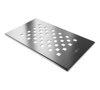 Mexen Hugo cache pour receveur de douche, gris canon brossé - 42910066 84369 5905315991102