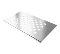 Mexen Hugo cache pour receveur de douche, inox - 42910001 35765 5907709159457